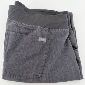 FIGS Zamora High-Waisted Jogger Scrub Pants Graphite Gray Women's Plus 2X